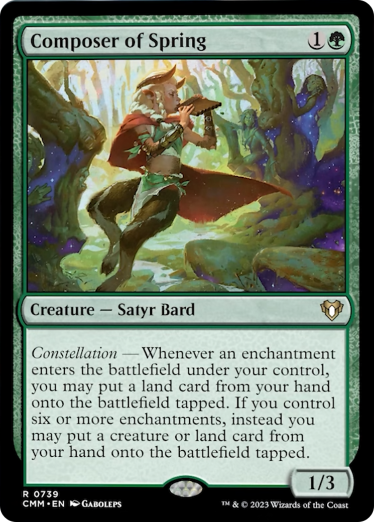 Composer of Spring [Commander Masters] | Tables and Towers