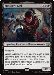 Massacre Girl [Duskmourn: House of Horror Commander] | Tables and Towers