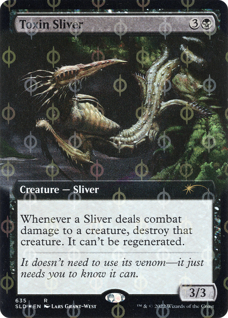 Toxin Sliver (Extended Art) (Step-and-Compleat Foil) [Secret Lair Drop Promos] | Tables and Towers