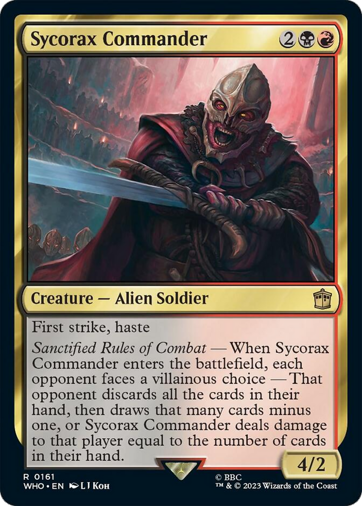 Sycorax Commander [Doctor Who] | Tables and Towers