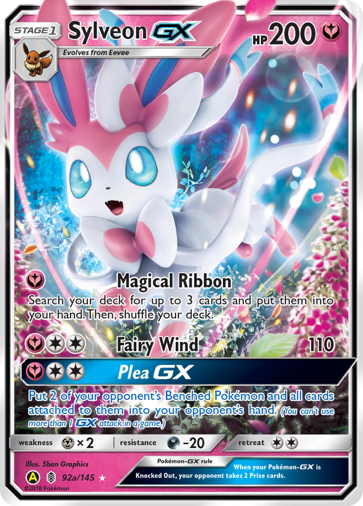 Sylveon GX (92a/145) [Alternate Art Promos] | Tables and Towers