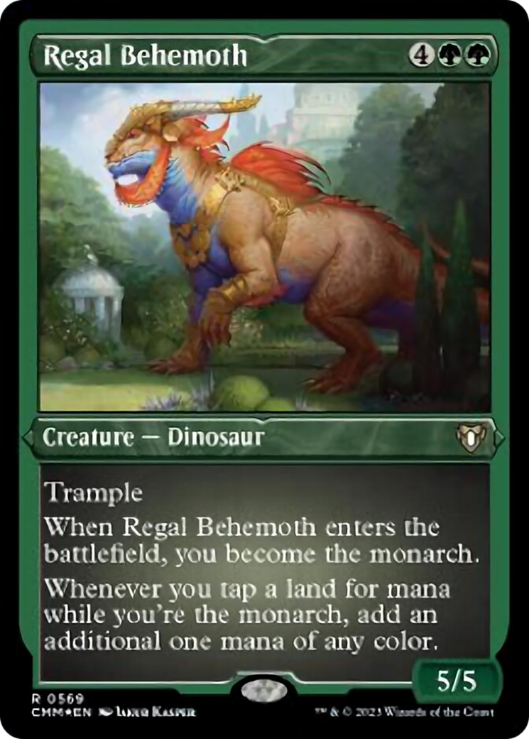 Regal Behemoth (Foil Etched) [Commander Masters] | Tables and Towers