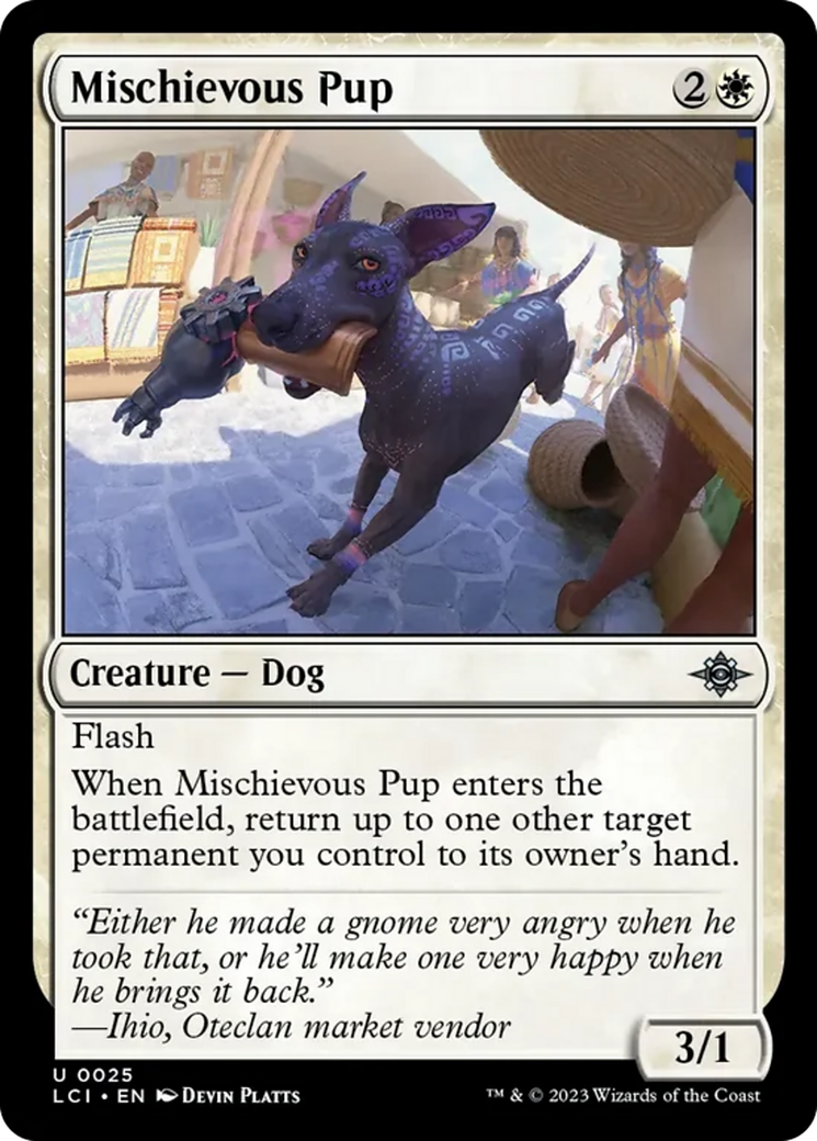 Mischievous Pup [The Lost Caverns of Ixalan] | Tables and Towers