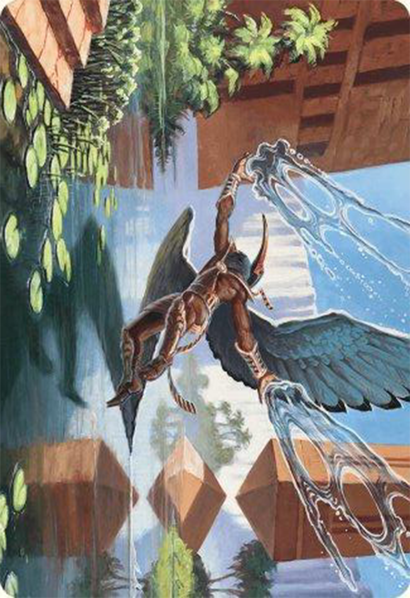 Nadu, Winged Wisdom Art Card [Modern Horizons 3 Art Series] | Tables and Towers