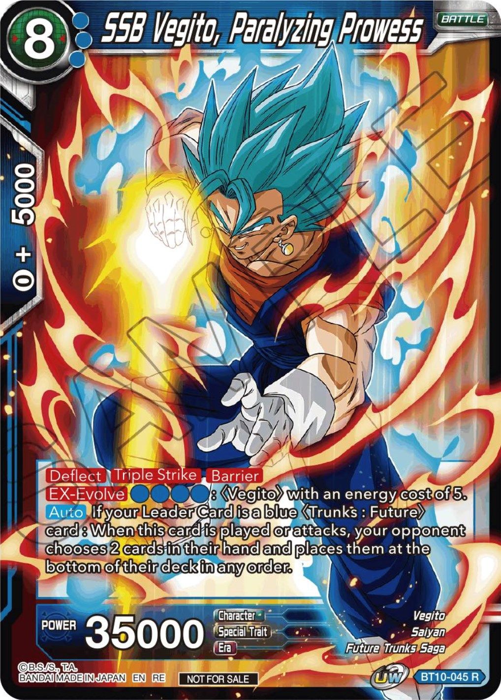 SSB Vegito, Paralyzing Prowess (Championship Selection Pack 2023 Vol.1) (BT10-045) [Tournament Promotion Cards] | Tables and Towers