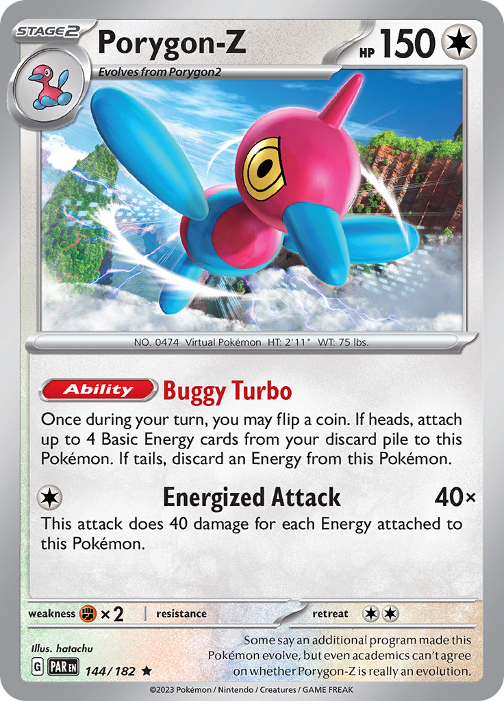 Porygon-Z (144/182) [Scarlet & Violet: Paradox Rift] | Tables and Towers