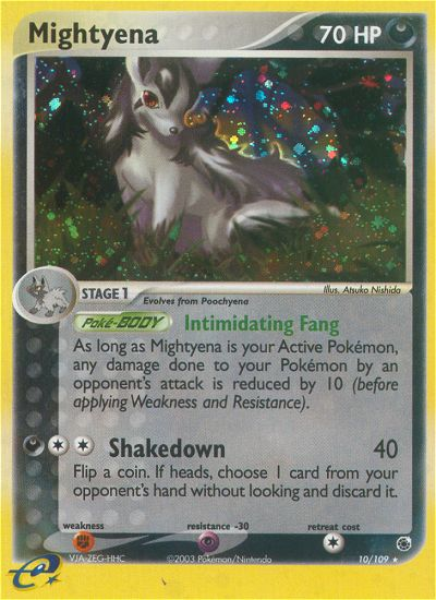 Mightyena (10/109) [EX: Ruby & Sapphire] | Tables and Towers