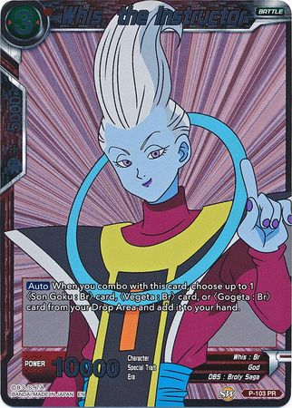 Whis, the Instructor (P-103) [Promotion Cards] | Tables and Towers