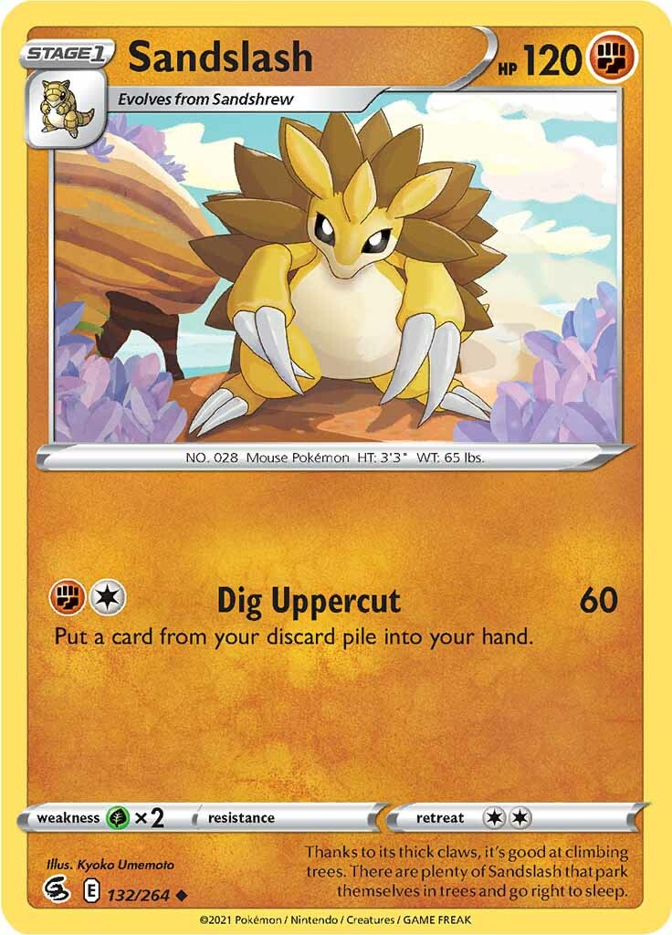 Sandslash (132/264) [Sword & Shield: Fusion Strike] | Tables and Towers