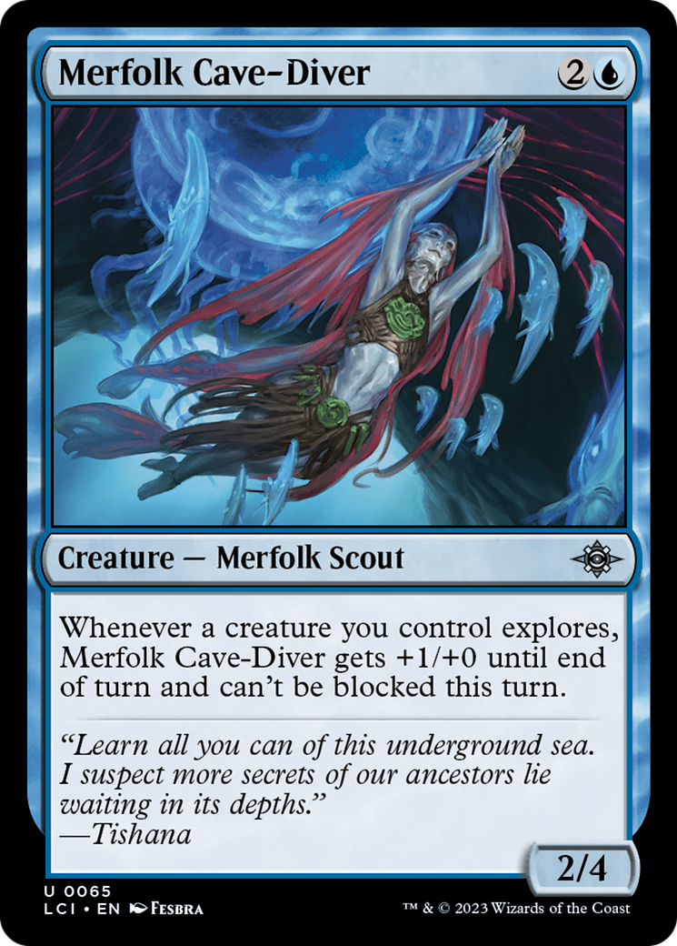 Merfolk Cave-Diver [The Lost Caverns of Ixalan] | Tables and Towers