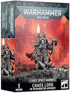 Chaos Space Marines: Chaos Lord in Terminator Armour | Tables and Towers