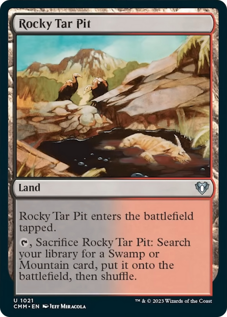 Rocky Tar Pit [Commander Masters] | Tables and Towers