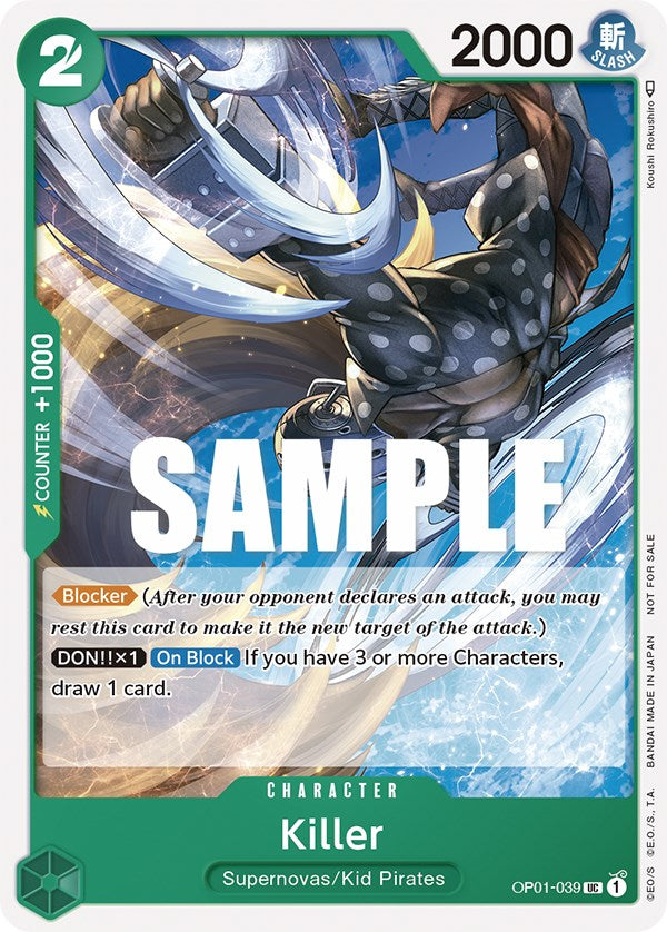 Killer (Promotion Pack 2023) [One Piece Promotion Cards] | Tables and Towers