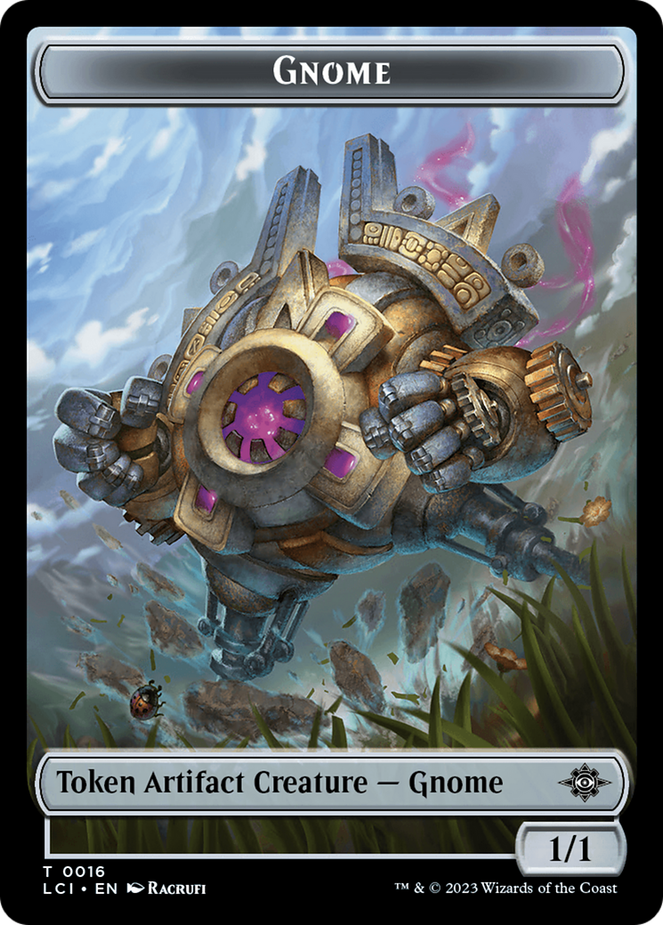 Gnome Token [The Lost Caverns of Ixalan Tokens] | Tables and Towers