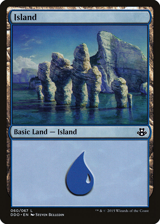 Island (60) [Duel Decks: Elspeth vs. Kiora] | Tables and Towers