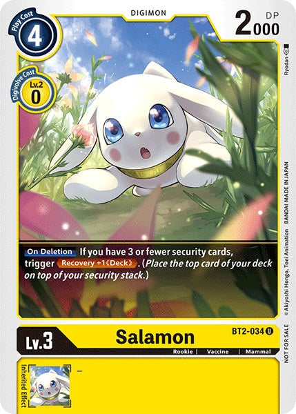 Salamon [BT2-034] (Official Tournament Pack Vol.3) [Release Special Booster Promos] | Tables and Towers