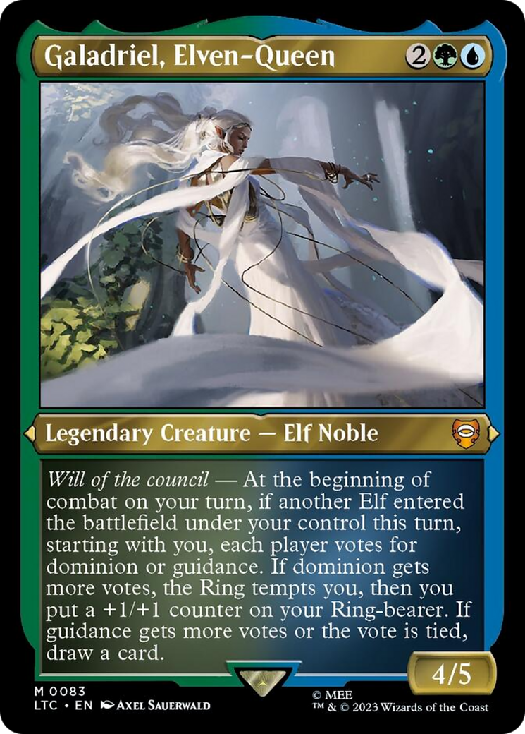 Galadriel, Elven-Queen (Display Commander) [The Lord of the Rings: Tales of Middle-Earth Commander] | Tables and Towers