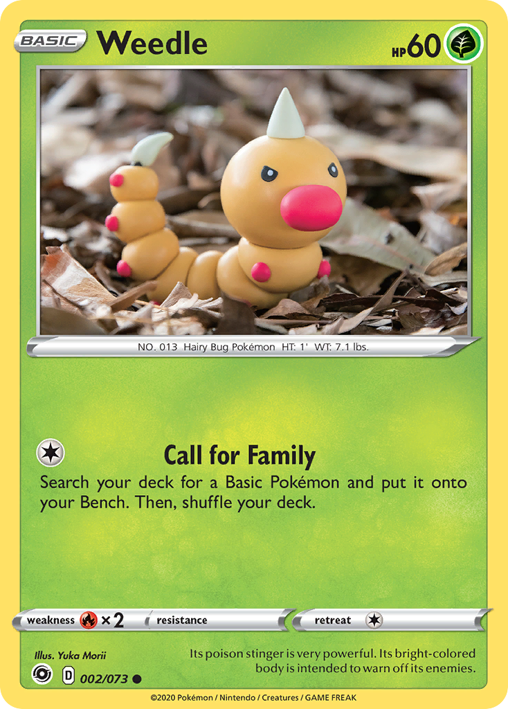 Weedle (002/073) [Sword & Shield: Champion's Path] | Tables and Towers