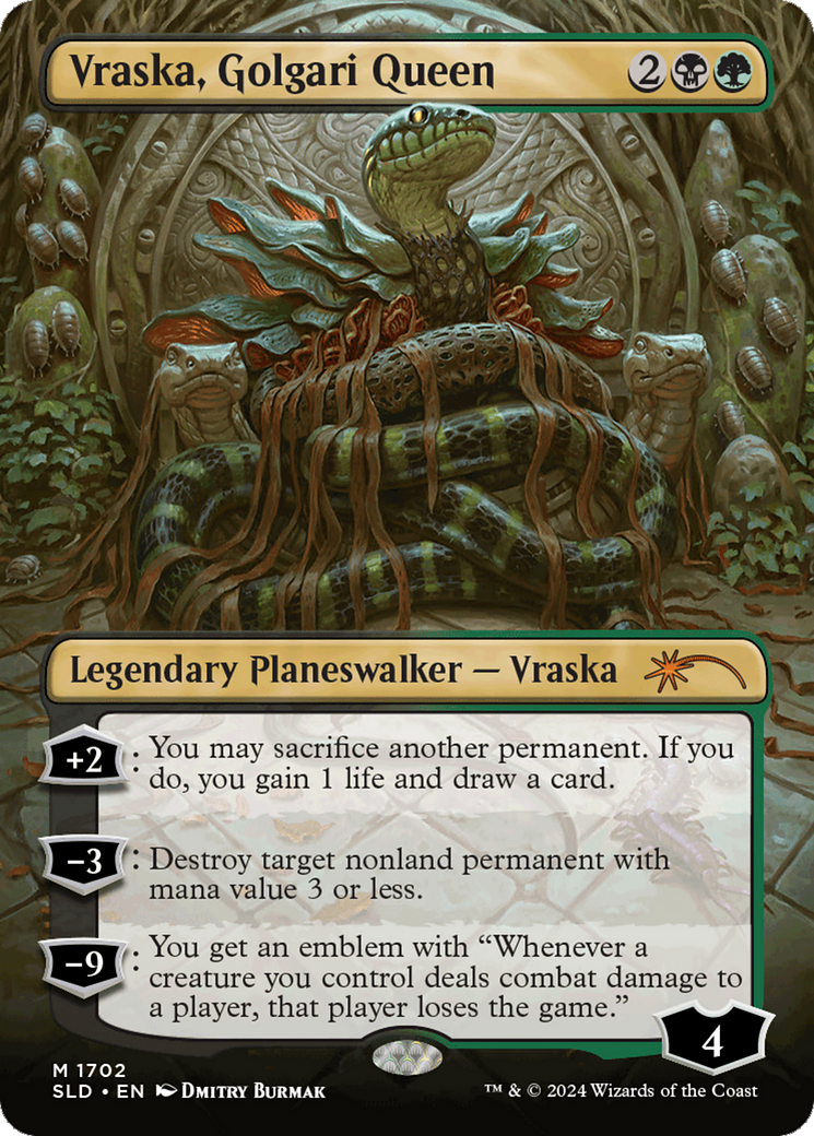 Vraska, Golgari Queen (1702) (Rainbow Foil) [Secret Lair Drop Series] | Tables and Towers