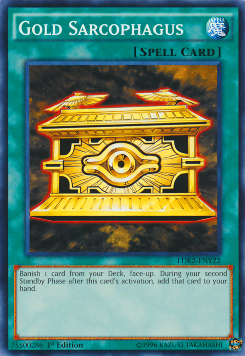 Gold Sarcophagus [LDK2-ENY22] Common | Tables and Towers