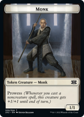 Spider // Monk Double-Sided Token [Double Masters 2022 Tokens] | Tables and Towers