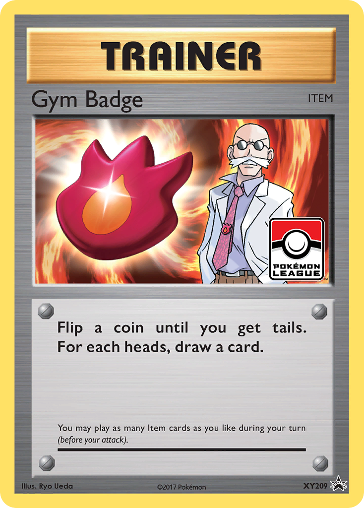 Gym Badge (XY209) (Blaine) [XY: Black Star Promos] | Tables and Towers