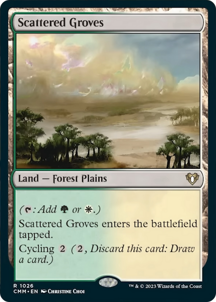 Scattered Groves [Commander Masters] | Tables and Towers