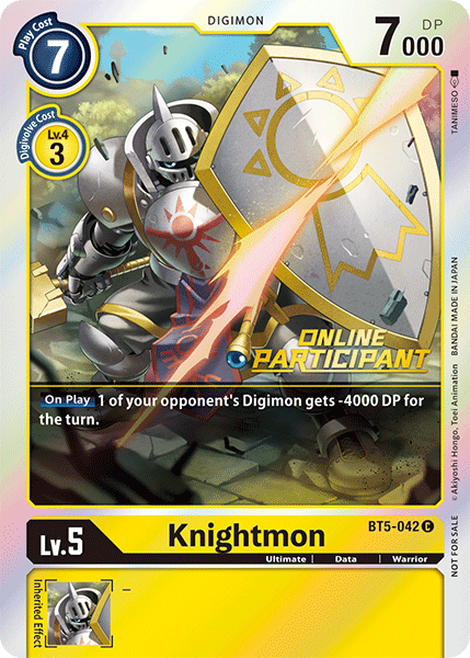 Knightmon [BT5-042] (Online Participant) [Battle of Omni Promos] | Tables and Towers