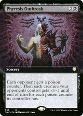 Phyresis Outbreak (Extended Art) [Phyrexia: All Will Be One Commander] | Tables and Towers