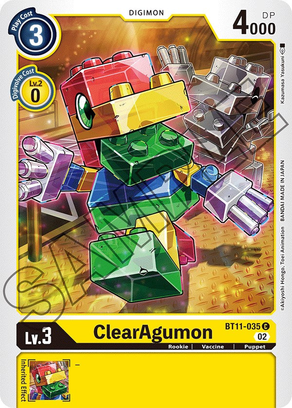 ClearAgumon [BT11-035] [Dimensional Phase] | Tables and Towers