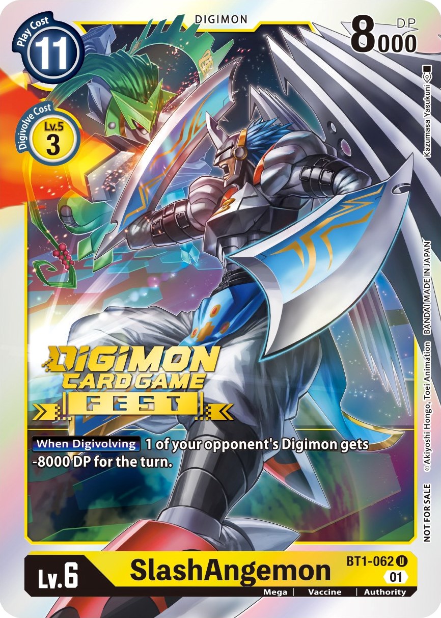 SlashAngemon [BT1-062] (Digimon Card Game Fest 2022) [Release Special Booster Promos] | Tables and Towers