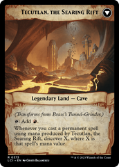 Brass's Tunnel-Grinder // Tecutlan, The Searing Rift (Extended Art) [The Lost Caverns of Ixalan] | Tables and Towers