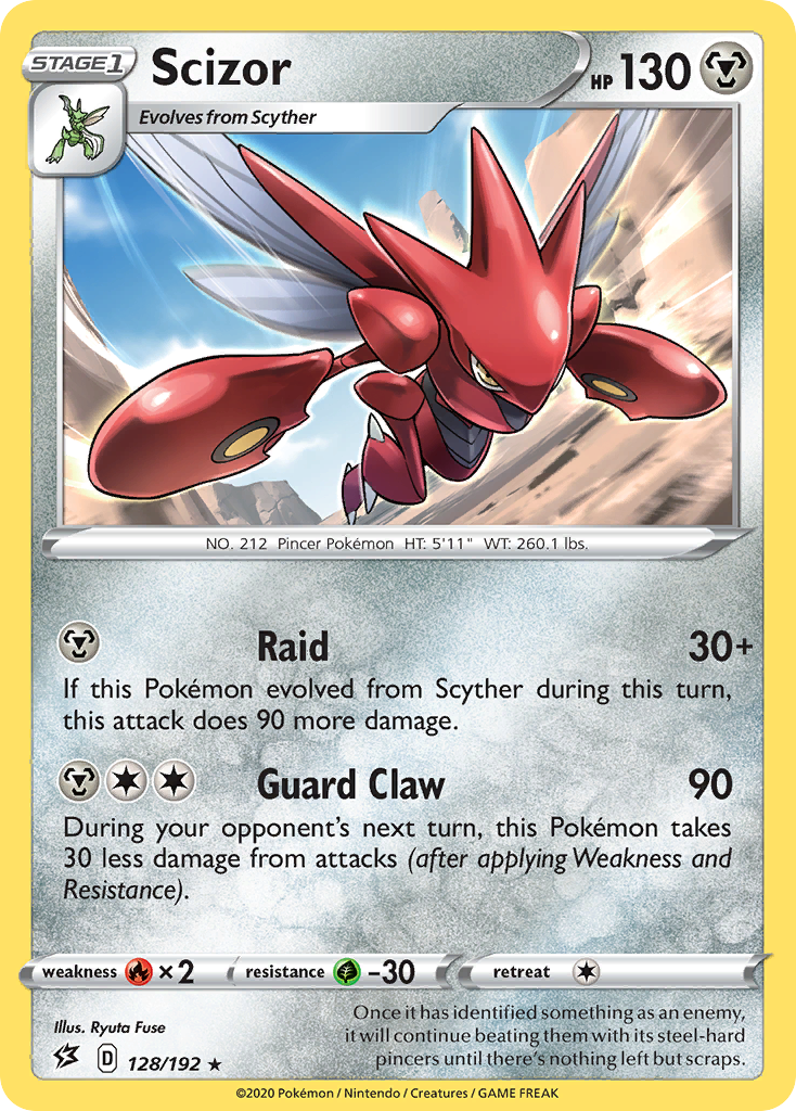 Scizor (128/192) [Sword & Shield: Rebel Clash] | Tables and Towers