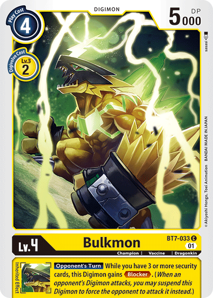 Bulkmon [BT7-033] [Next Adventure] | Tables and Towers