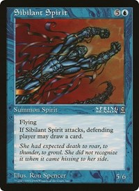 Sibilant Spirit (Oversized) [Oversize Cards] | Tables and Towers