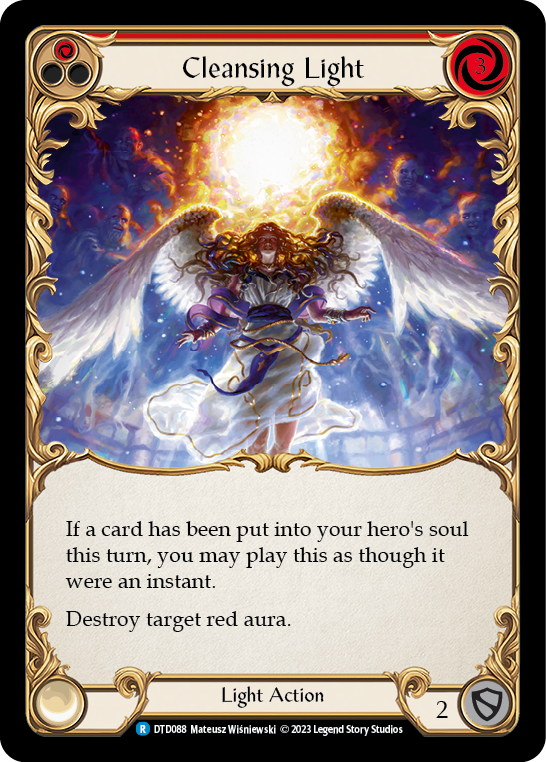 Cleansing Light (Red) [DTD088] (Dusk Till Dawn)  Rainbow Foil | Tables and Towers