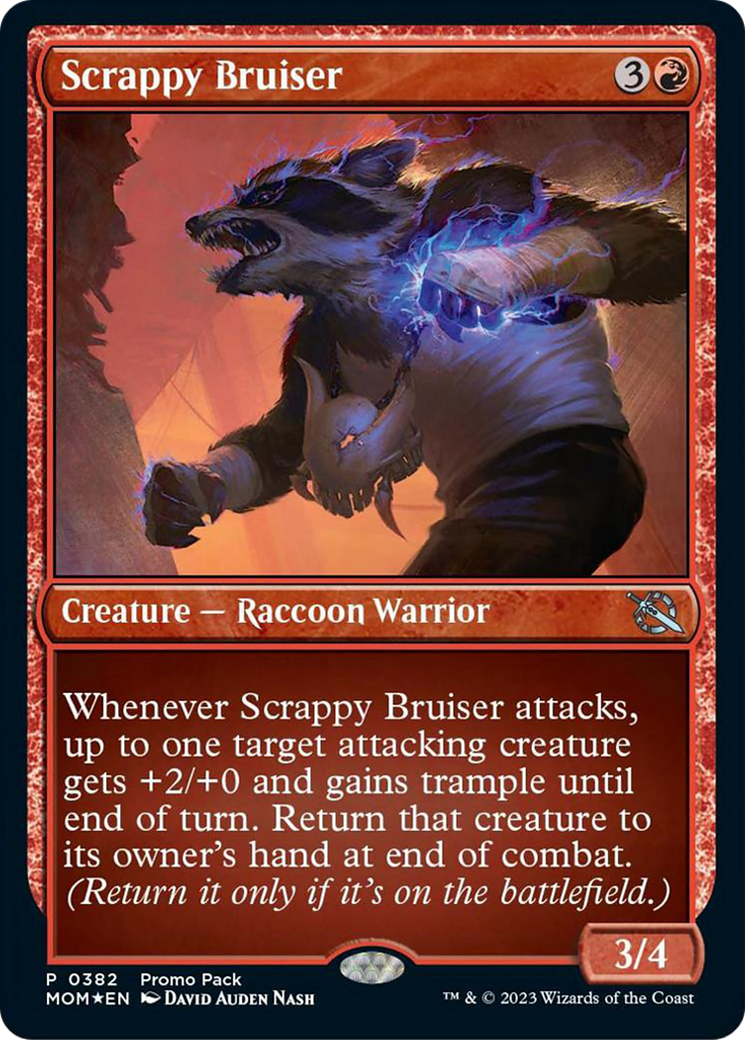 Scrappy Bruiser (Promo Pack) [March of the Machine Promos] | Tables and Towers