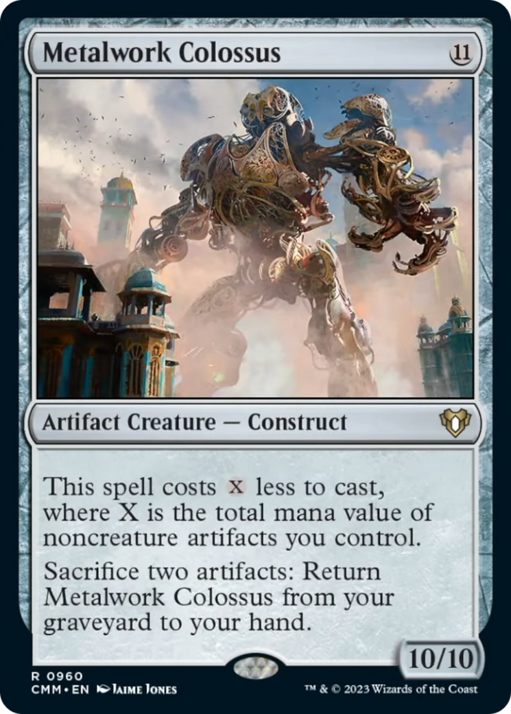 Metalwork Colossus [Commander Masters] | Tables and Towers