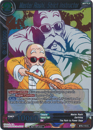 Master Roshi, Strict Instructor (Event Pack 4) (BT6-110) [Promotion Cards] | Tables and Towers