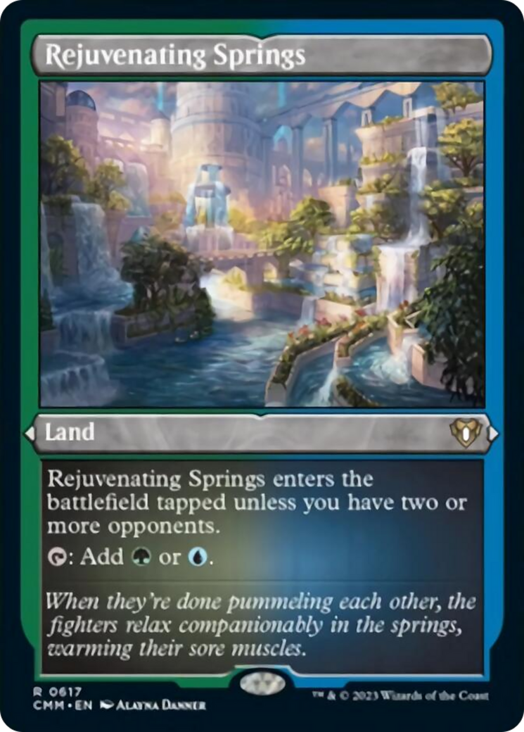 Rejuvenating Springs (Foil Etched) [Commander Masters] | Tables and Towers