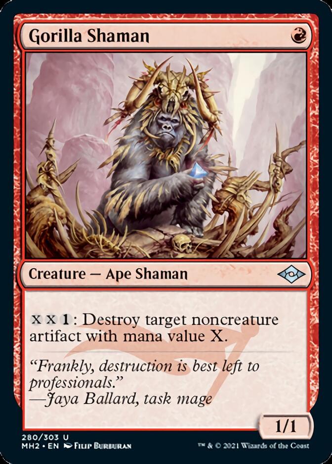 Gorilla Shaman (Foil Etched) [Modern Horizons 2] | Tables and Towers