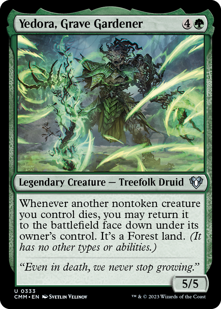 Yedora, Grave Gardener [Commander Masters] | Tables and Towers