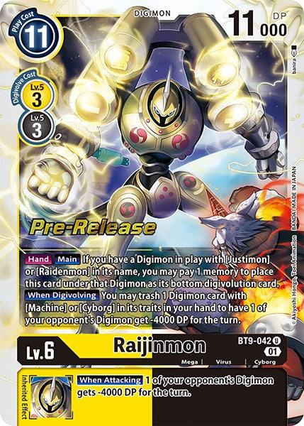 Raijinmon [BT9-042] [X Record Pre-Release Promos] | Tables and Towers