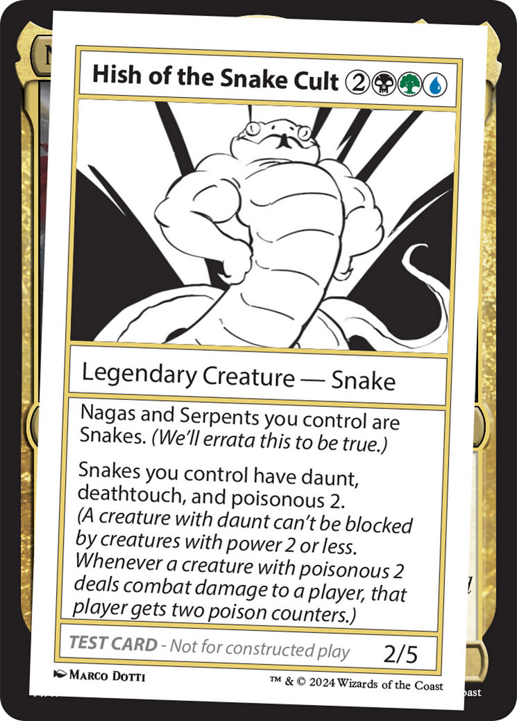 Hish of the Snake Cult [Mystery Booster 2 Playtest Cards] | Tables and Towers