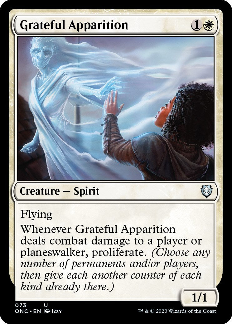 Grateful Apparition [Phyrexia: All Will Be One Commander] | Tables and Towers