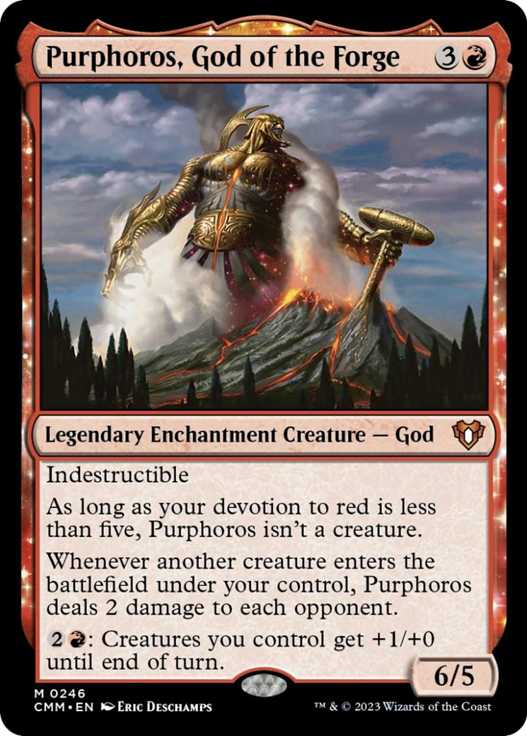 Purphoros, God of the Forge [Commander Masters] | Tables and Towers