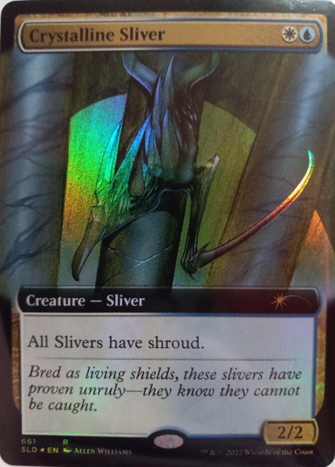 Crystalline Sliver (Extended Art) [Secret Lair Drop Promos] | Tables and Towers