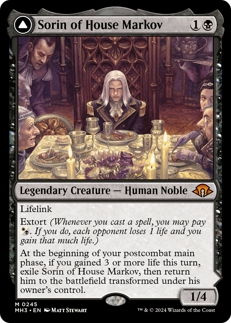 Sorin of House Markov // Sorin, Ravenous Neonate [Modern Horizons 3] | Tables and Towers