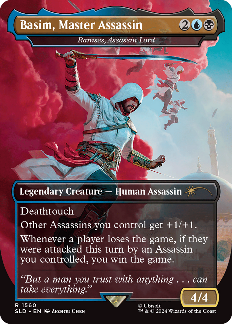 Basim, Master Assassin - Ramses, Assassin Lord (Rainbow Foil) [Secret Lair Drop Series] | Tables and Towers