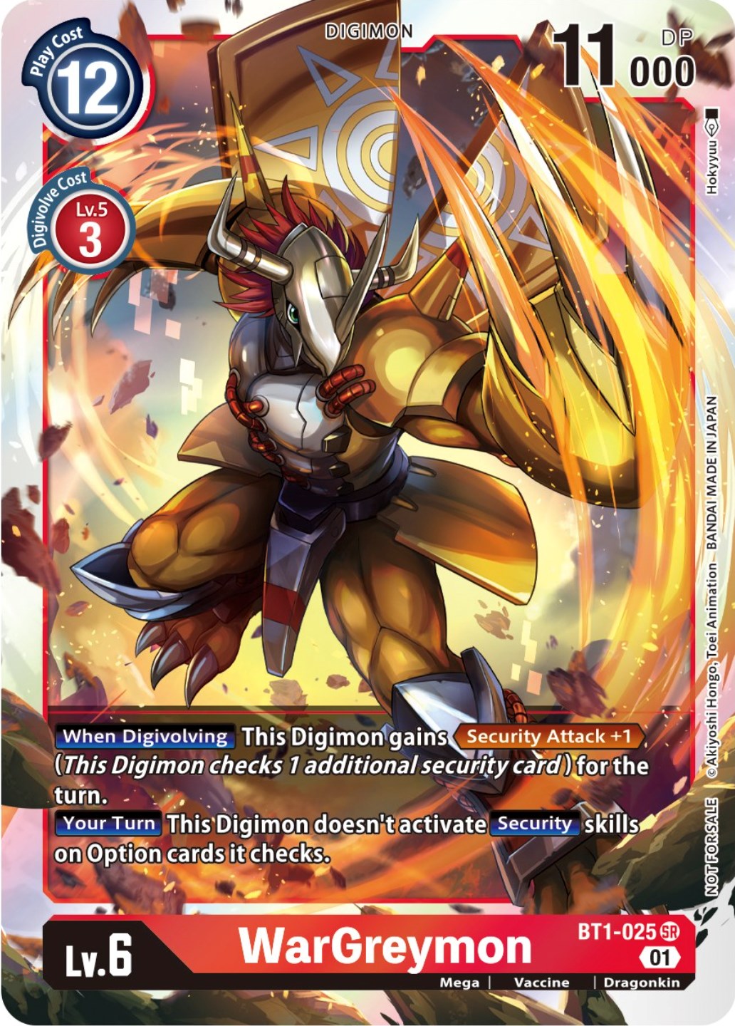 WarGreymon [BT1-025] (ST-11 Special Entry Pack) [Release Special Booster Promos] | Tables and Towers